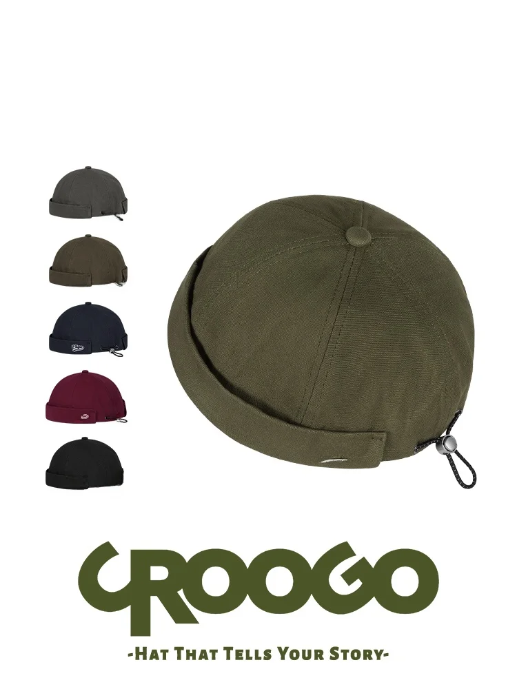 Retro Color CROOGO Landlord Hat Men's Large Head Size Versatile Simple Embroidery Melon Skin No Brim Cap round Top
Retro Color CROOGO Landlord Hat Men's Large Head Size Versatile Simple Embroidery Melon Skin No Brim Cap round Top