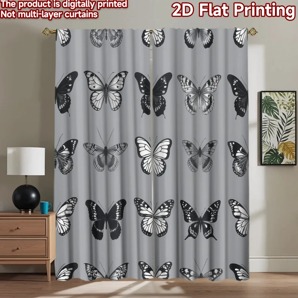 1pc 2D flat Photography Backdrop Popular Photography Backdrop Black and White Butterflies 100% Polyester Family Party Decoration
1pc 2D flat Photography Backdrop Popular Photography Backdrop Black and White Butterflies 100% Polyester Family Party Decoration