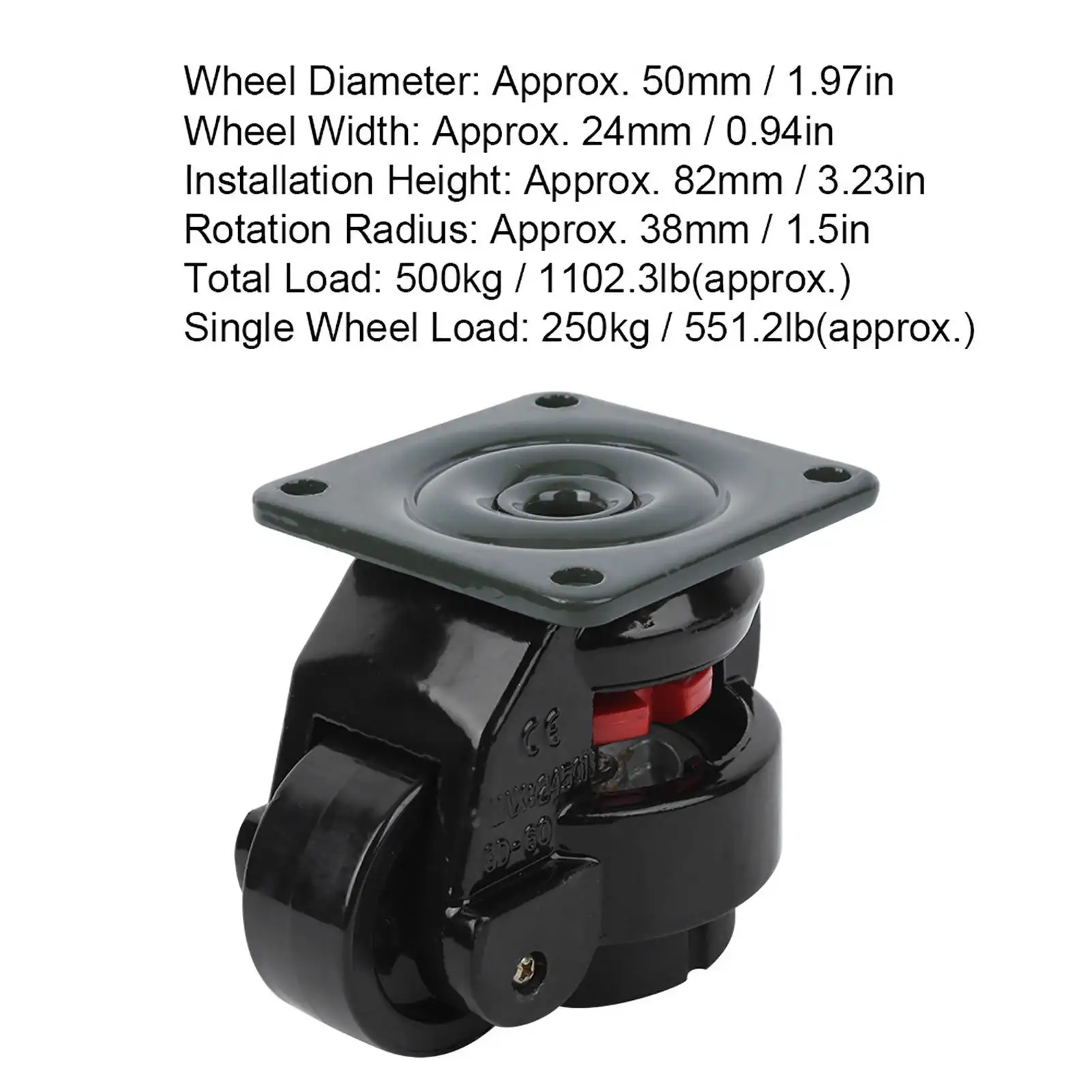4Pcs Level Adjustment Caster Gd 60F Heavy Duty Industrial Roller Wheel Leveling Caster Wheels For Equipment
4Pcs Level Adjustment Caster Gd 60F Heavy Duty Industrial Roller Wheel Leveling Caster Wheels For Equipment