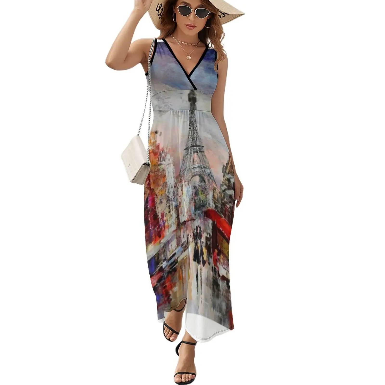 Paris design Sleeveless Dress luxury evening dress woman for wedding Women's clothing
Paris design Sleeveless Dress luxury evening dress woman for wedding Women's clothing