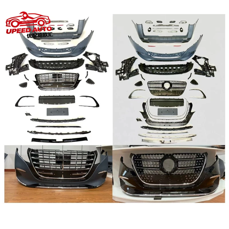 Suitable for Car Front Bumper Assembly Mercedes-Benz W448 Vito V-Class Refit V300 style normal Grille modified body kit
Suitable for Car Front Bumper Assembly Mercedes-Benz W448 Vito V-Class Refit V300 style normal Grille modified body kit