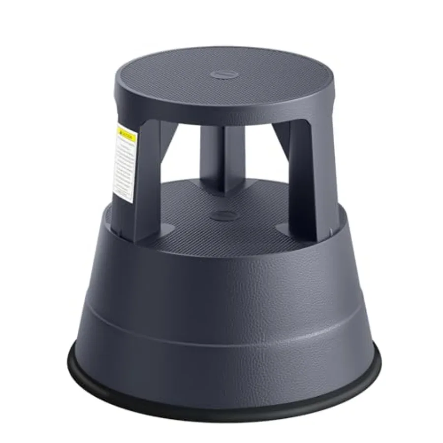 Rolling Step Stool with Wheels, 550lbs Capacity, Non-Slip Platform and Retractable Casters, Round Kick Stool for Library, Kitch
Rolling Step Stool with Wheels, 550lbs Capacity, Non-Slip Platform and Retractable Casters, Round Kick Stool for Library, Kitch
