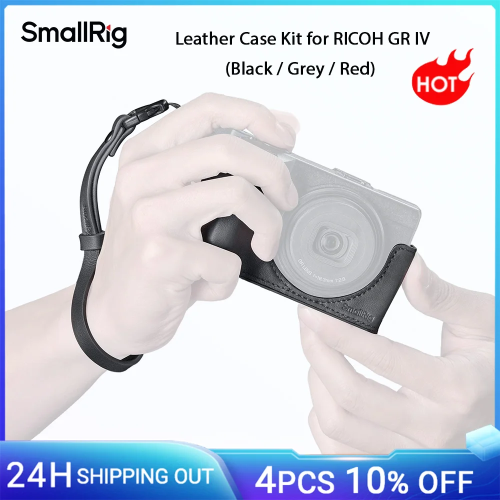 Комплект кожаных чехлов SmallRig GR IV Half Case для камер RICOH GR IV / GR III / GR IIIx / GR III HDF / GR IIIx HDF, черный/серый/красный
Комплект кожаных чехлов SmallRig GR IV Half Case для камер RICOH GR IV / GR III / GR IIIx / GR III HDF / GR IIIx HDF, черный/серый/красный