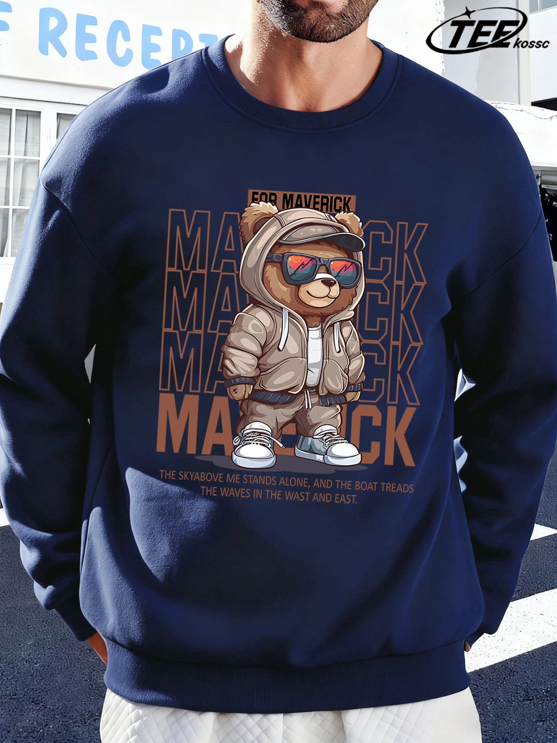 Maverick Sport коричневый мультяшный медведь мужской свитшот с круглым вырезом свободный пуловер ретро осень с длинным рукавом унисекс модная флисовая одежда
Maverick Sport коричневый мультяшный медведь мужской свитшот с круглым вырезом свободный пуловер ретро осень с длинным рукавом унисекс модная флисовая одежда