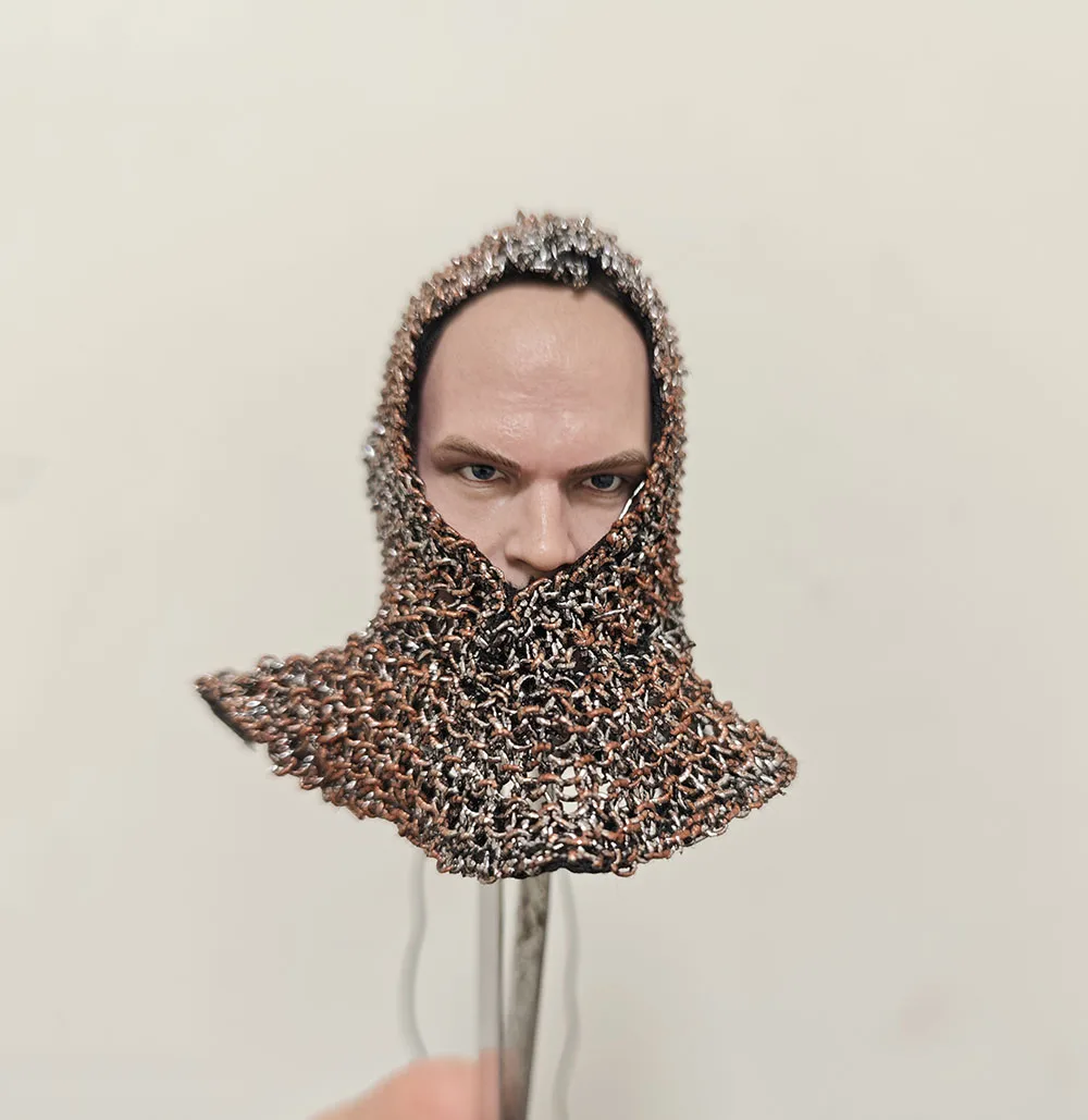 FIRE PHOENIX 1/6 Malta Knights Hospitaller Male Warrior Chainmail Head Hood Leather Material With Dirty Effect For 12" Figure
FIRE PHOENIX 1/6 Malta Knights Hospitaller Male Warrior Chainmail Head Hood Leather Material With Dirty Effect For 12" Figure