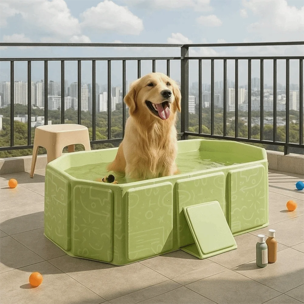 Портативная складная ванна большой емкости, многофункциональный бассейн из ПВХ для домашних животных, экономия места с дренажными отверстиями, раковина для душа для кошек
Портативная складная ванна большой емкости, многофункциональный бассейн из ПВХ для домашних животных, экономия места с дренажными отверстиями, раковина для душа для кошек
