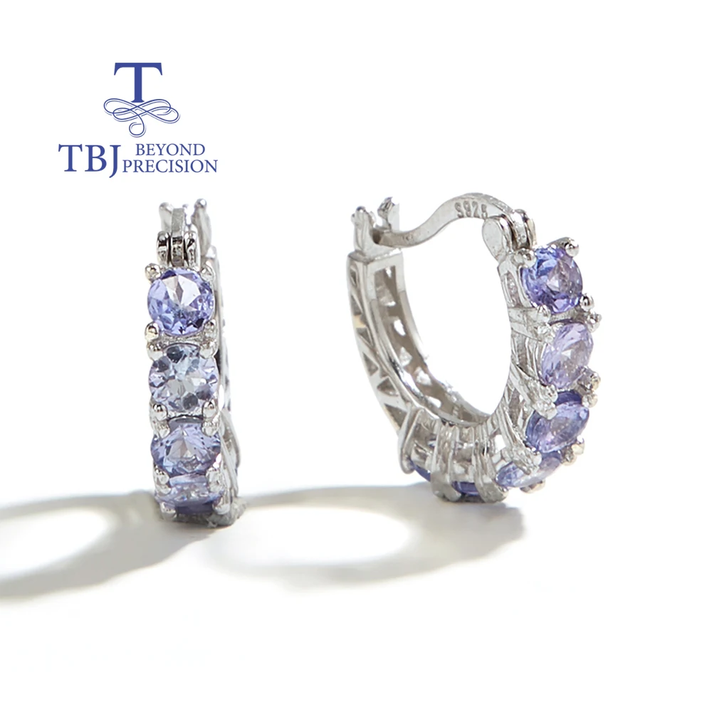 Classic design 925 Sterling silver Tanzanite earring round 3mm natural gemstone fine jewelry for girls fashion Look nice gift
Classic design 925 Sterling silver Tanzanite earring round 3mm natural gemstone fine jewelry for girls fashion Look nice gift