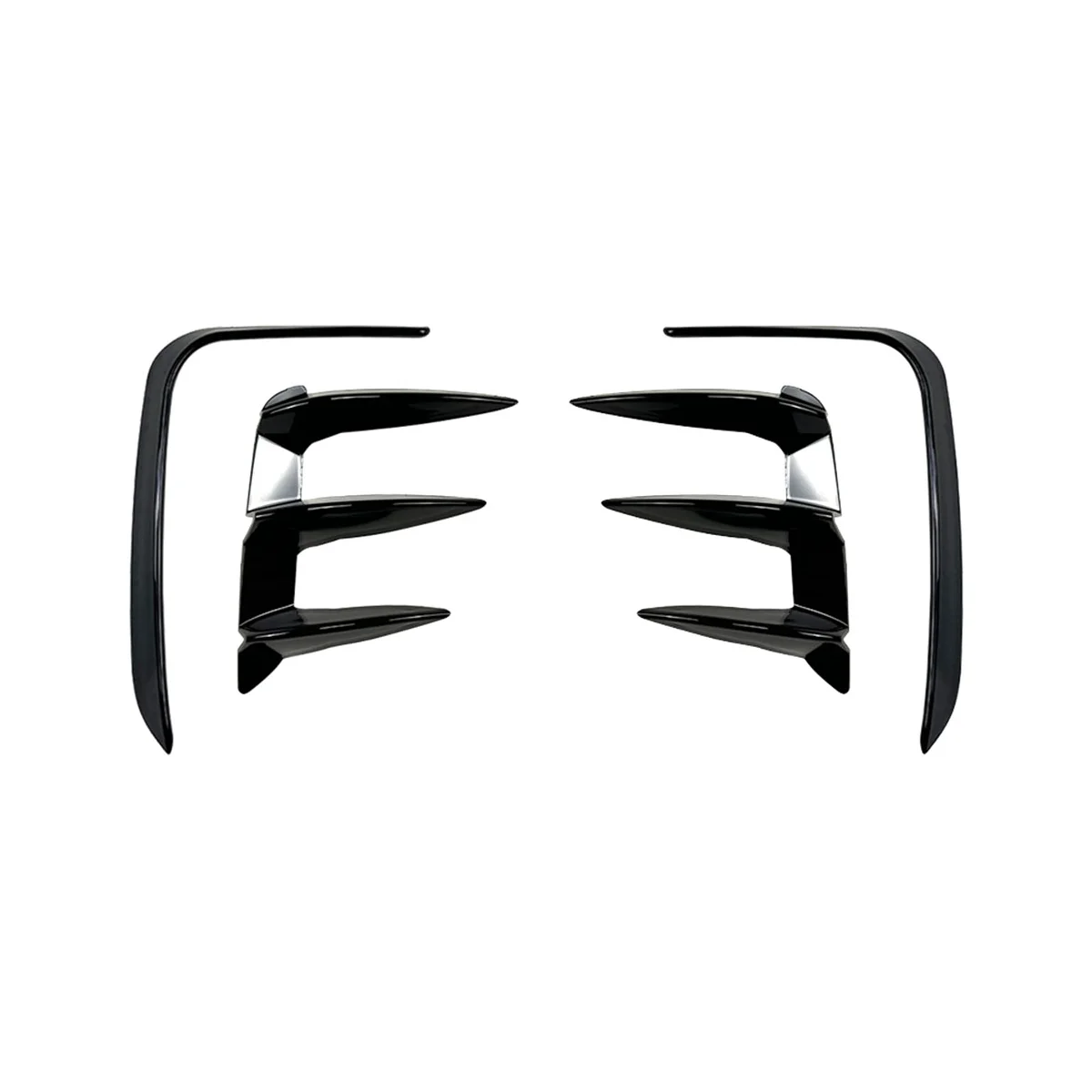 Car Glossy Black Rear Bumper Splitter Kit Spoiler Rear Canard Air Vent Trim for BMW X3 G01 LCI M Sport 2022-2023
Car Glossy Black Rear Bumper Splitter Kit Spoiler Rear Canard Air Vent Trim for BMW X3 G01 LCI M Sport 2022-2023
