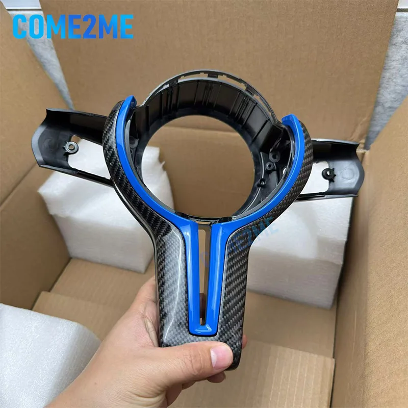 True carbon fiber wrapped blue style steering wheel cover suitable for BMW F20 F22 F30 F31 F32 F33 F36
True carbon fiber wrapped blue style steering wheel cover suitable for BMW F20 F22 F30 F31 F32 F33 F36