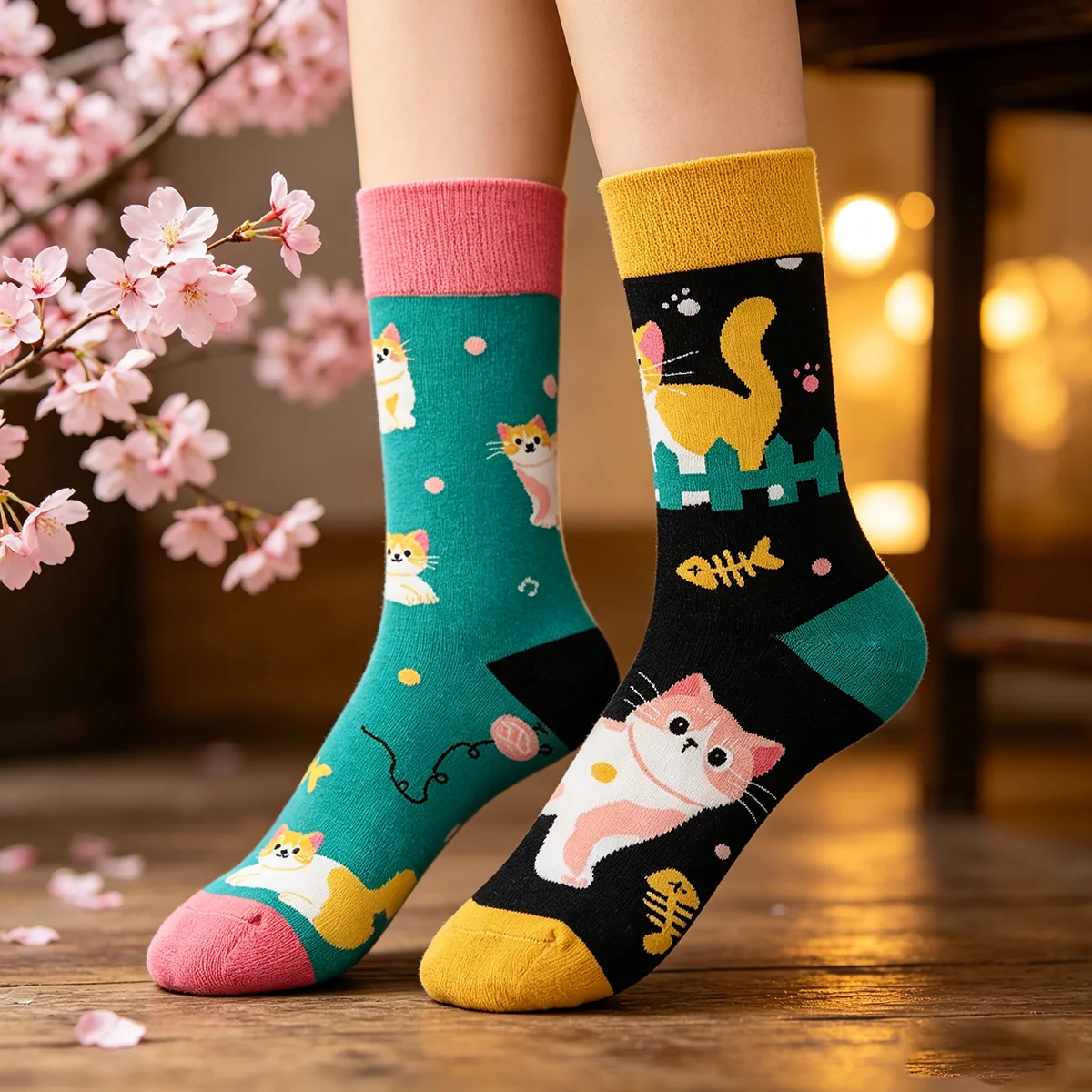 1 Pair Couple Sexy Socks Spring High-quality Men Women British Style Design Cat Mermaid Wine Novelty Literary Cotton Middle Sock
1 Pair Couple Sexy Socks Spring High-quality Men Women British Style Design Cat Mermaid Wine Novelty Literary Cotton Middle Sock