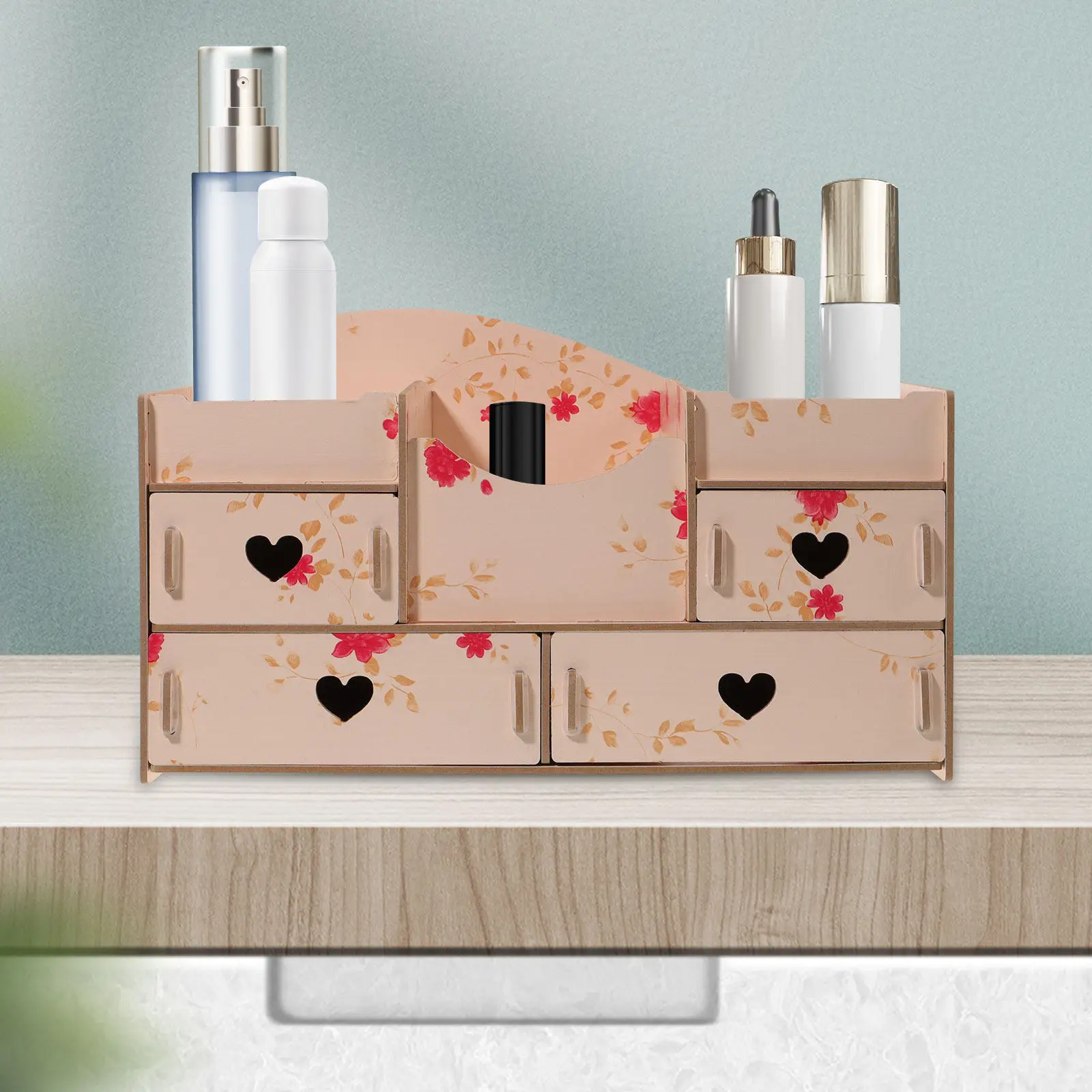 1pc Multi-Layer Drawer Type Cosmetics Storage Box Desktop Organizer For Makeup Household Sundries Tabletop Container
1pc Multi-Layer Drawer Type Cosmetics Storage Box Desktop Organizer For Makeup Household Sundries Tabletop Container