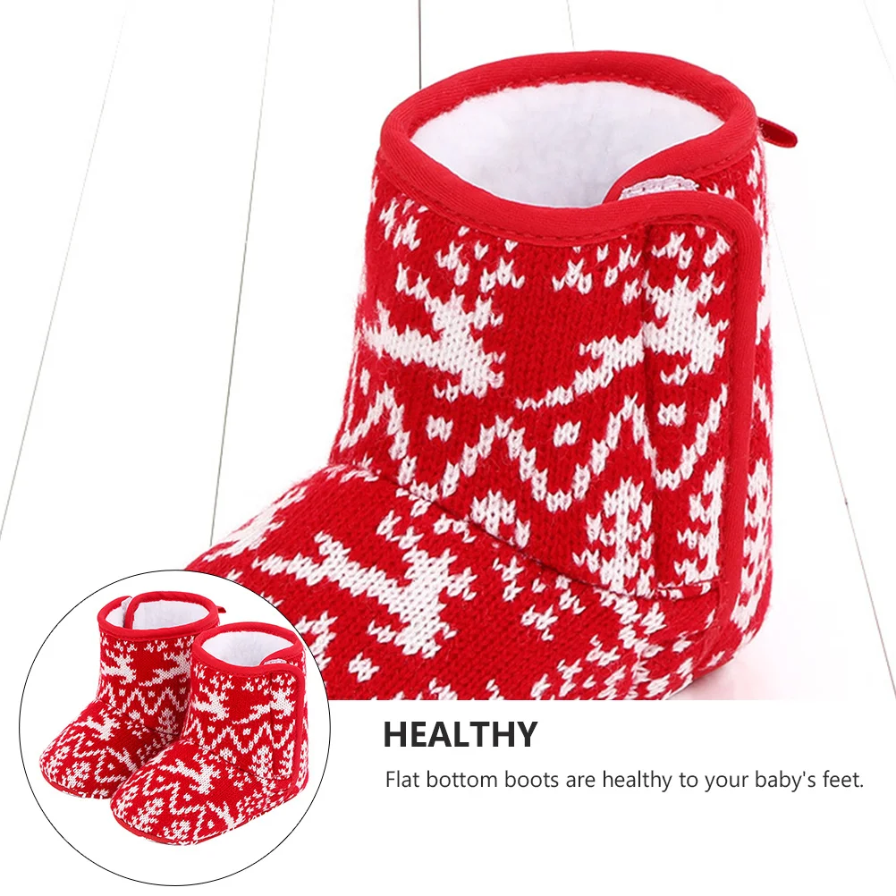 1Pair Christmas Toddler Shoes Cotton-Lined Warm Baby Booties for Infants Non-Slip Flexible Sole Cute Design Gift
1Pair Christmas Toddler Shoes Cotton-Lined Warm Baby Booties for Infants Non-Slip Flexible Sole Cute Design Gift