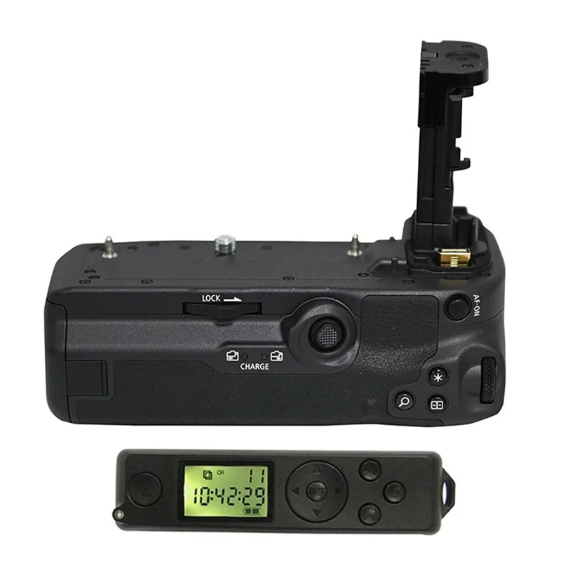 Новая ручка BG-R10 для Canon EOS R5 R5C R6, аккумуляторный ящик для зеркальной камеры, вертикальная ручка для съемки с беспроводным пультом дистанционного управления
Новая ручка BG-R10 для Canon EOS R5 R5C R6, аккумуляторный ящик для зеркальной камеры, вертикальная ручка для съемки с беспроводным пультом дистанционного управления