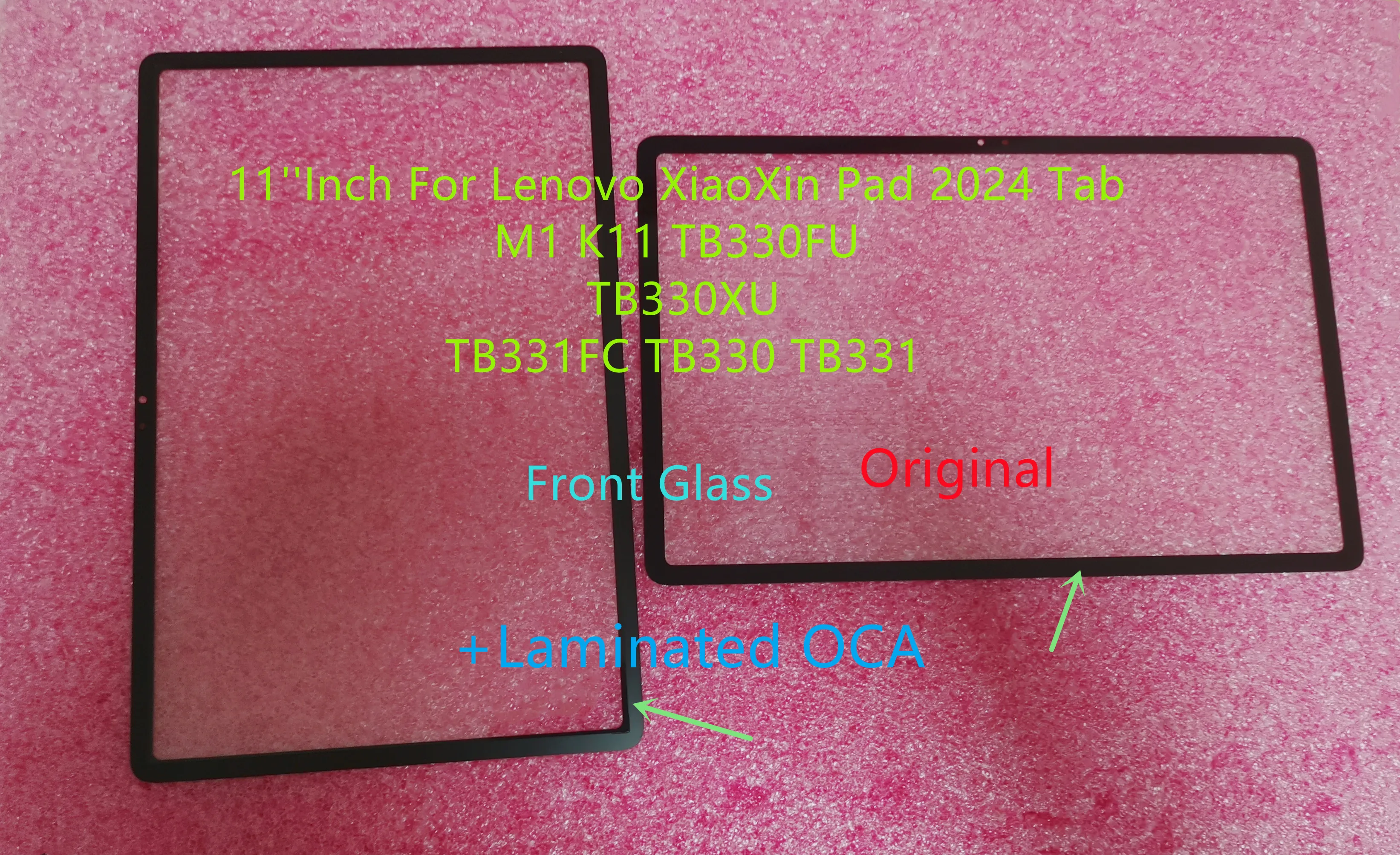 New 11''Inch For Lenovo XiaoXin Pad 2024 Tab M1 K11 TB330FU TB330XU TB331FC TB330 TB331 Touch Screen Front Glass + Laminated OCA
New 11''Inch For Lenovo XiaoXin Pad 2024 Tab M1 K11 TB330FU TB330XU TB331FC TB330 TB331 Touch Screen Front Glass + Laminated OCA