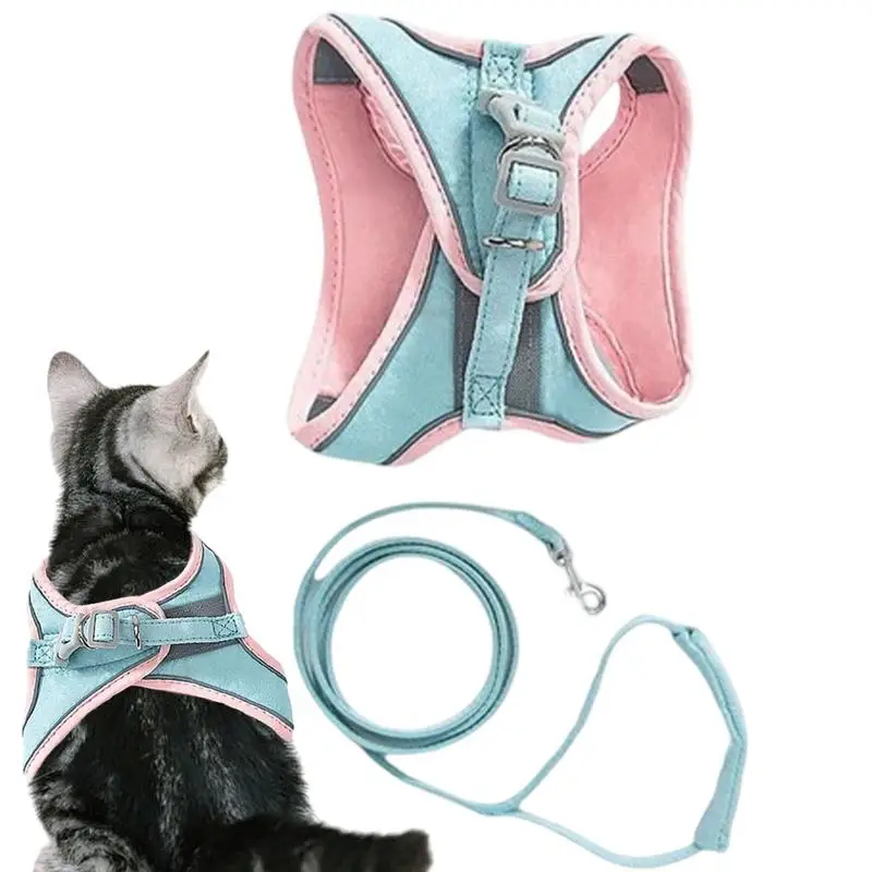 Kitten Harness And Leashes Set Service Cat Vest Cat Walking Harness Cat Vest Harness Cat Accessories for Night And Daytime
Kitten Harness And Leashes Set Service Cat Vest Cat Walking Harness Cat Vest Harness Cat Accessories for Night And Daytime