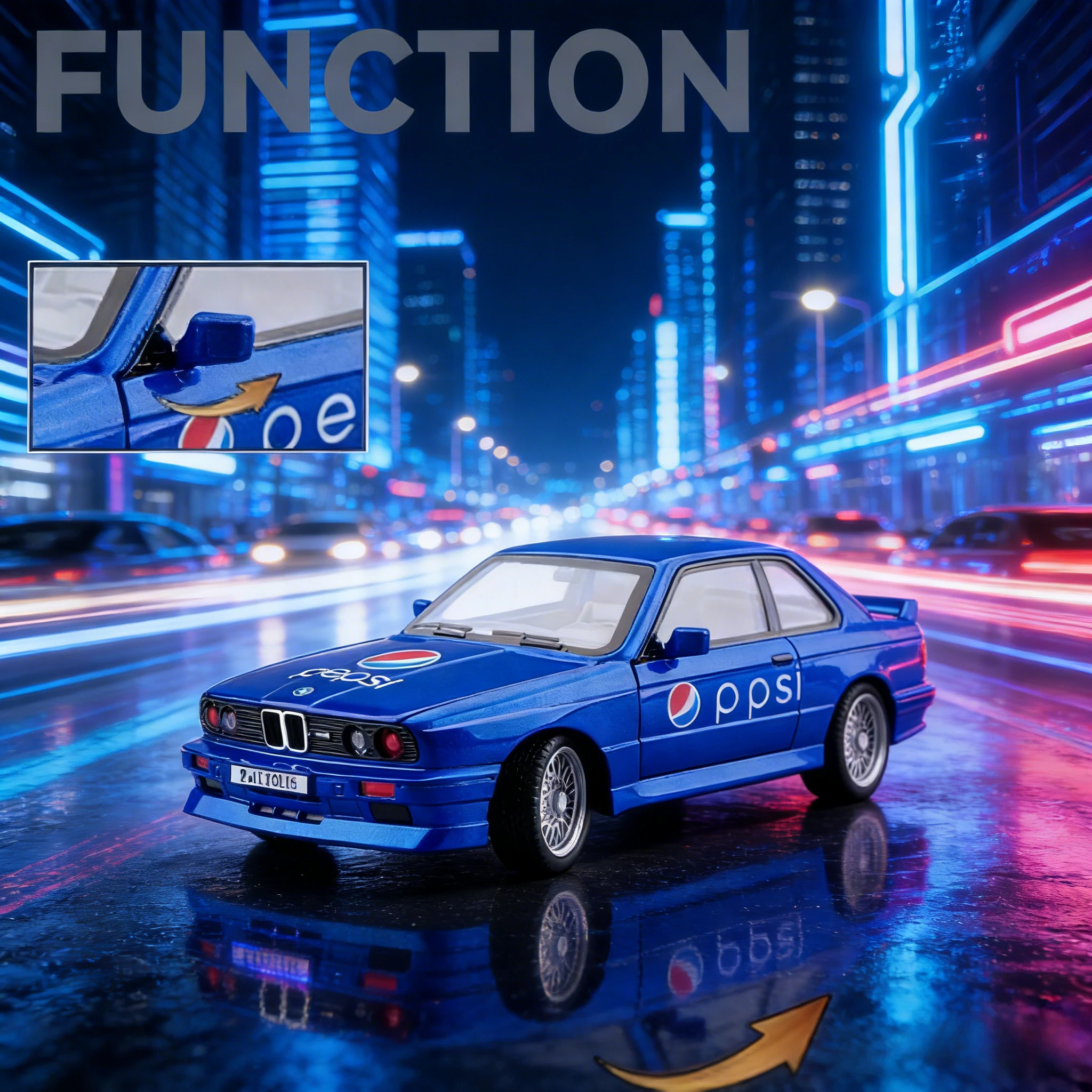 ️ Литой под давлением сплав суперкара 1:24 | Миниатюра звукового света — идеальный рождественский подарок для детей!
️ Литой под давлением сплав суперкара 1:24 | Миниатюра звукового света — идеальный рождественский подарок для детей!