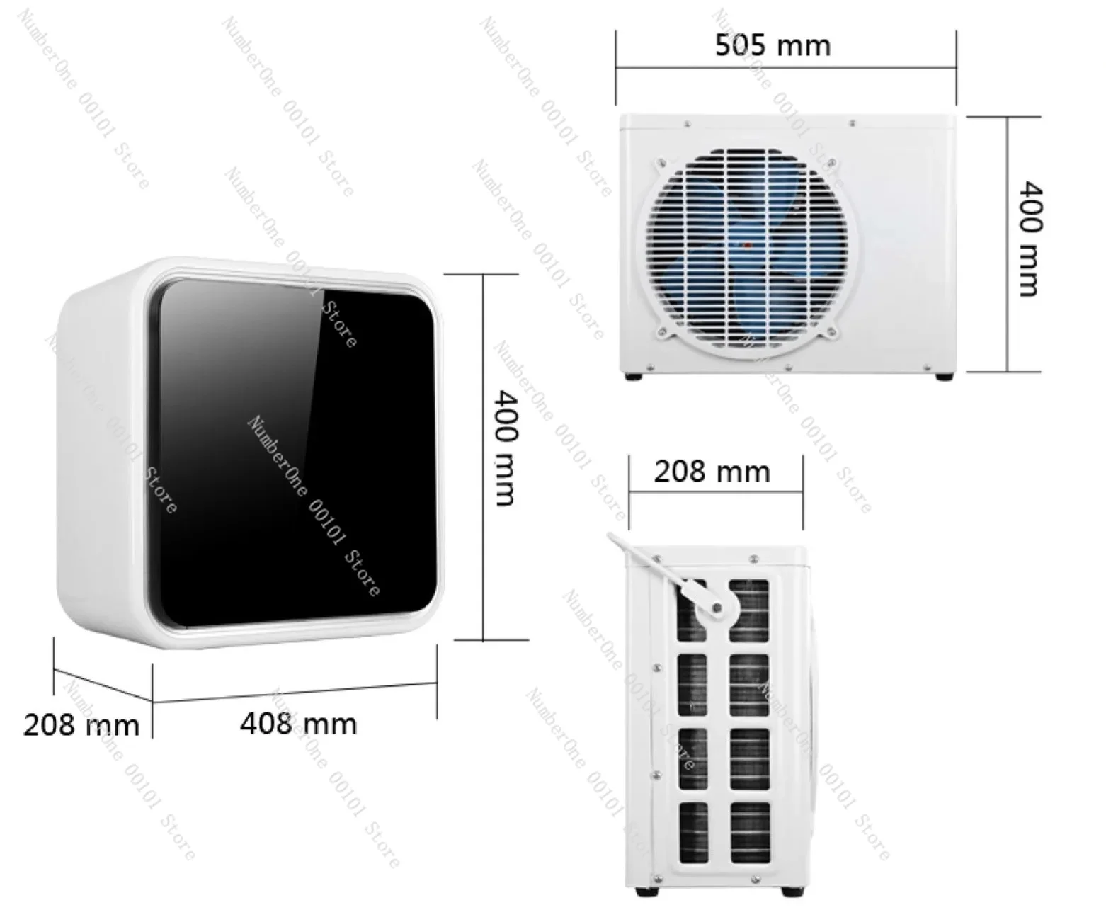 9000 BTU Portable Mini Split Air Conditioner for Room Cooling
9000 BTU Portable Mini Split Air Conditioner for Room Cooling