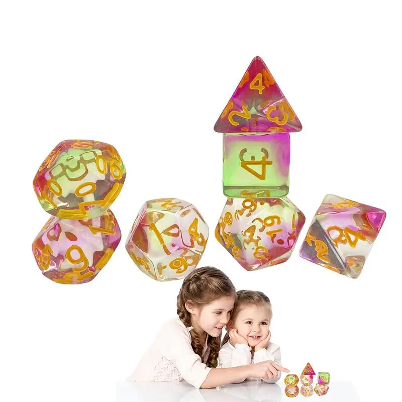Семейная настольная игра, игральные кости, настольные игрушки 7X, настольные игры, игральные кости, акриловые Семейные игровые кости, многогранные кости для сбора
Семейная настольная игра, игральные кости, настольные игрушки 7X, настольные игры, игральные кости, акриловые Семейные игровые кости, многогранные кости для сбора