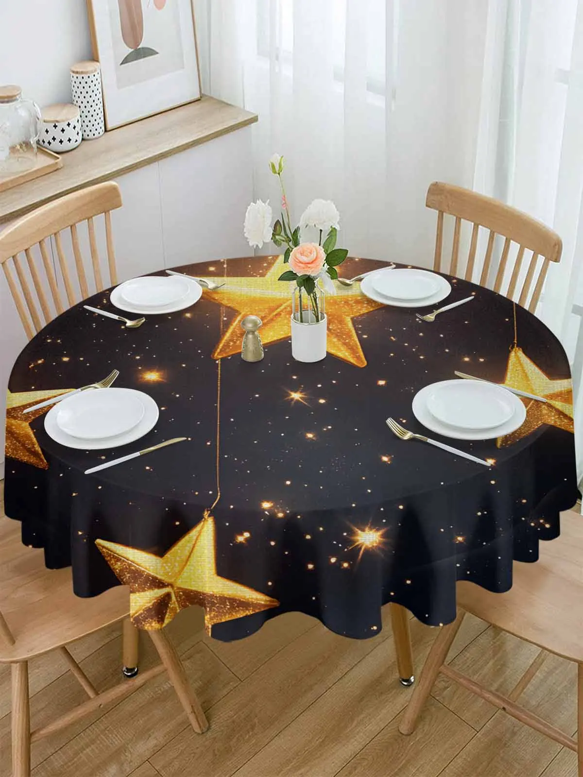 Dream Gorgeous Starry Sky Round Table Cloth Festival Dining Tablecloth Waterproof Table Cover for Wedding Party Decor
Dream Gorgeous Starry Sky Round Table Cloth Festival Dining Tablecloth Waterproof Table Cover for Wedding Party Decor