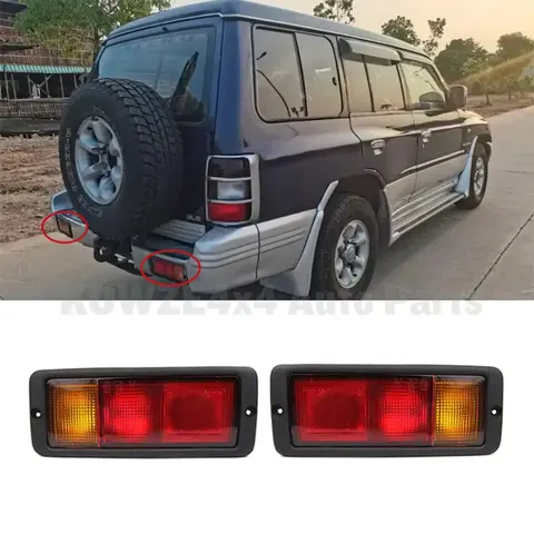 Kit de feux Stop et arrière pour Mitsubishi Pajero Montero 2 MK2 V11 V23 V24 V25 V26 V31 V33 V43 V44 V45 V46 1990-2004 MR 124963   MR 124964