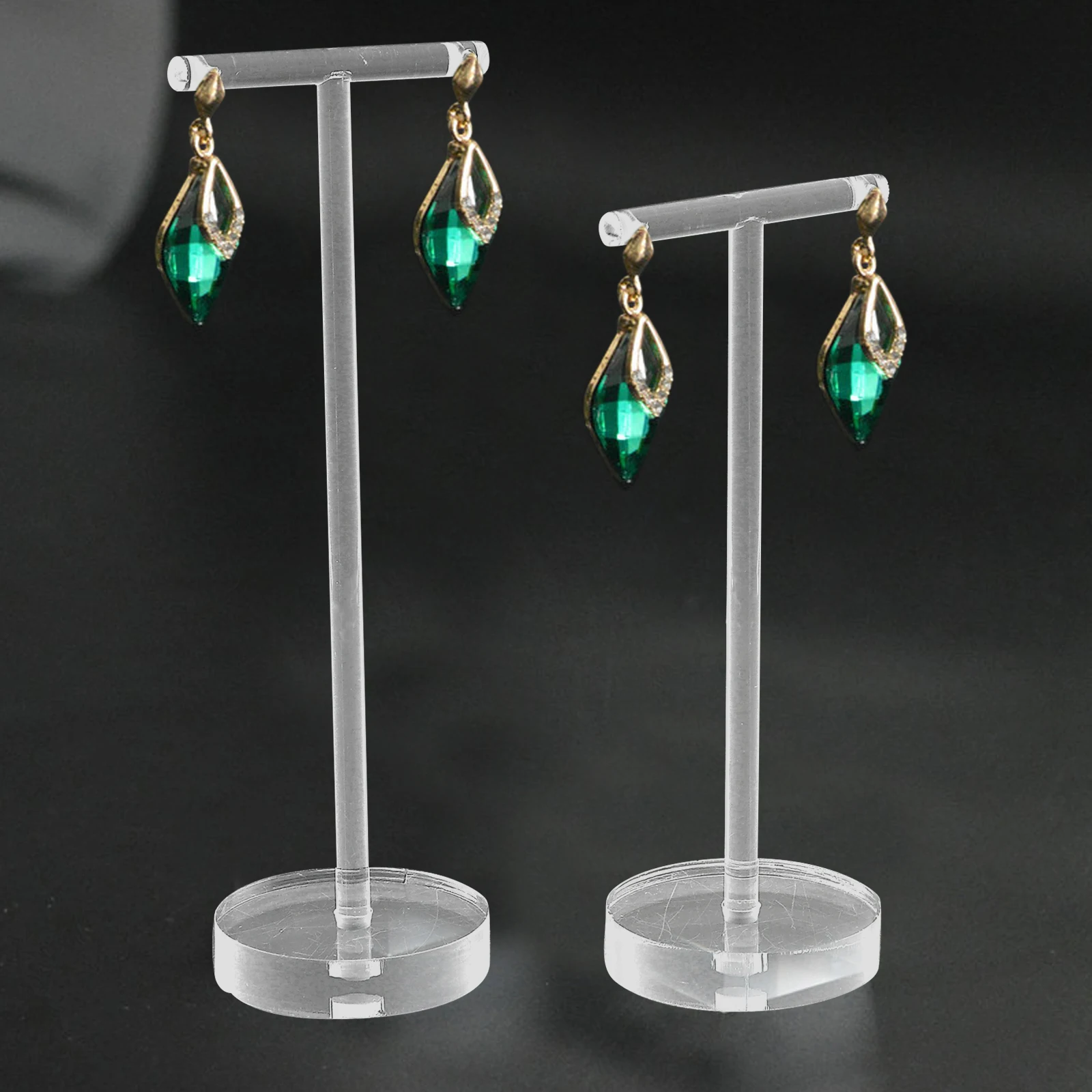 4Pcs Earring Stand Acrylic Jewelry Display Rack Acrylic Rack Jewelry Display Organizer Storage T-Shaped Durability
4Pcs Earring Stand Acrylic Jewelry Display Rack Acrylic Rack Jewelry Display Organizer Storage T-Shaped Durability