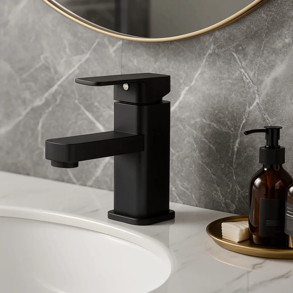 Простой в эксплуатации смеситель для ванной комнаты с креплением на столешнице, поворотный переключатель, нержавеющий смеситель для раковины, квадратный кухонный смеситель для порошковой комнаты
Простой в эксплуатации смеситель для ванной комнаты с креплением на столешнице, поворотный переключатель, нержавеющий смеситель для раковины, квадратный кухонный смеситель для порошковой комнаты