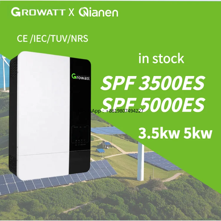 Off-Grid Solar Inverter SPF3500ES SPF5000ES 3500W/5000W 3.5KW 5KW Single Phase Pure Sine Wave Output 60Hz WiFi Home Use
Off-Grid Solar Inverter SPF3500ES SPF5000ES 3500W/5000W 3.5KW 5KW Single Phase Pure Sine Wave Output 60Hz WiFi Home Use