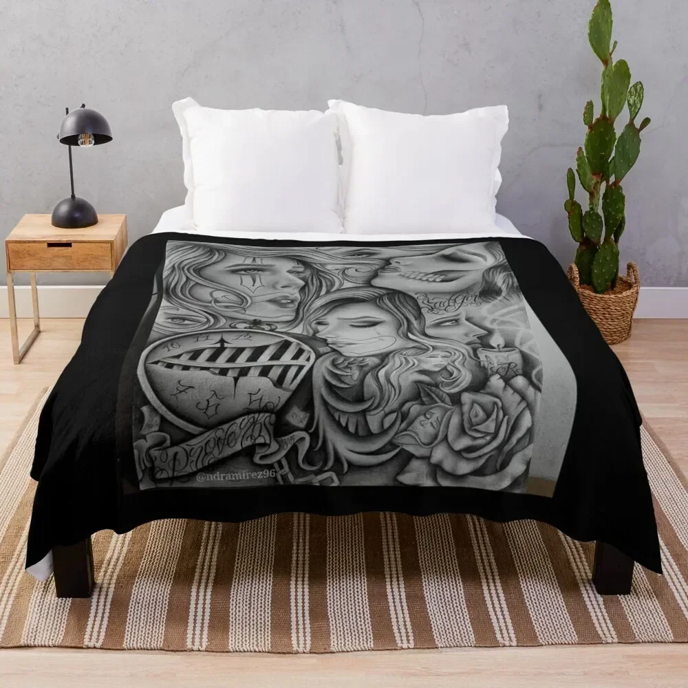 Sad eyes chola clown , Chicano art , black and grey art Throw Blanket Cozy Home Blanket Gift for Christmas Holiday
Sad eyes chola clown , Chicano art , black and grey art Throw Blanket Cozy Home Blanket Gift for Christmas Holiday