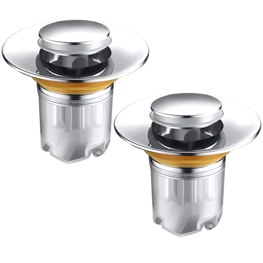 2Pcs Press-Type Drain Stopper Anti-Clogging Sink Plug Rustproof ABS Basin Washbasin Bathroom Kitchen Drainer Bath Tub Drain
2Pcs Press-Type Drain Stopper Anti-Clogging Sink Plug Rustproof ABS Basin Washbasin Bathroom Kitchen Drainer Bath Tub Drain