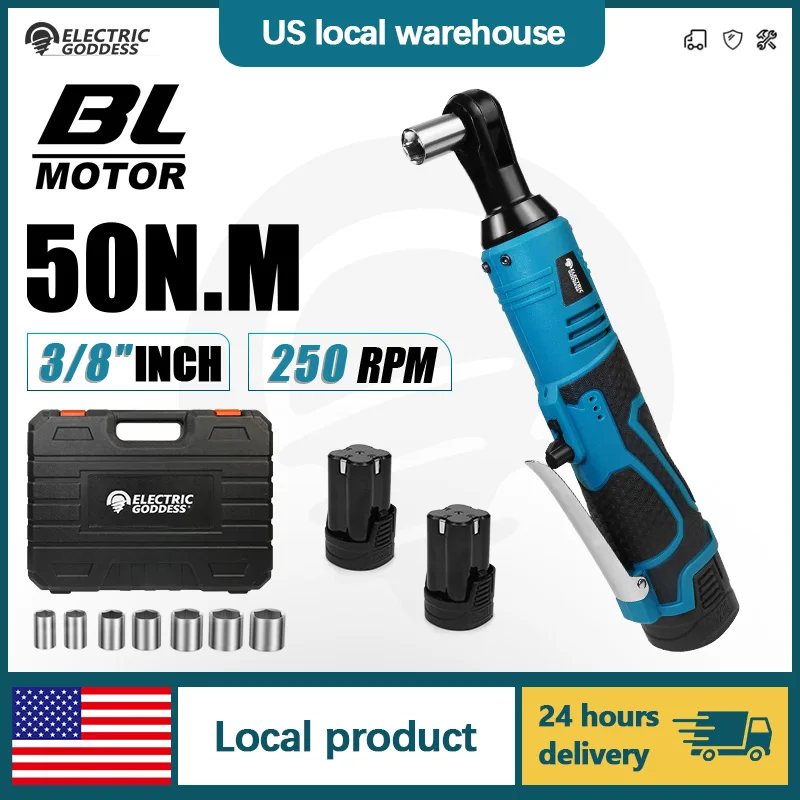EGOD 3/8‘’ Square Head Electric Ratchet Wrench Set 50N.M Auto Repair Rotary Loosening Bolt Nut Ratchet Wrench Tool Battery Set
EGOD 3/8‘’ Square Head Electric Ratchet Wrench Set 50N.M Auto Repair Rotary Loosening Bolt Nut Ratchet Wrench Tool Battery Set