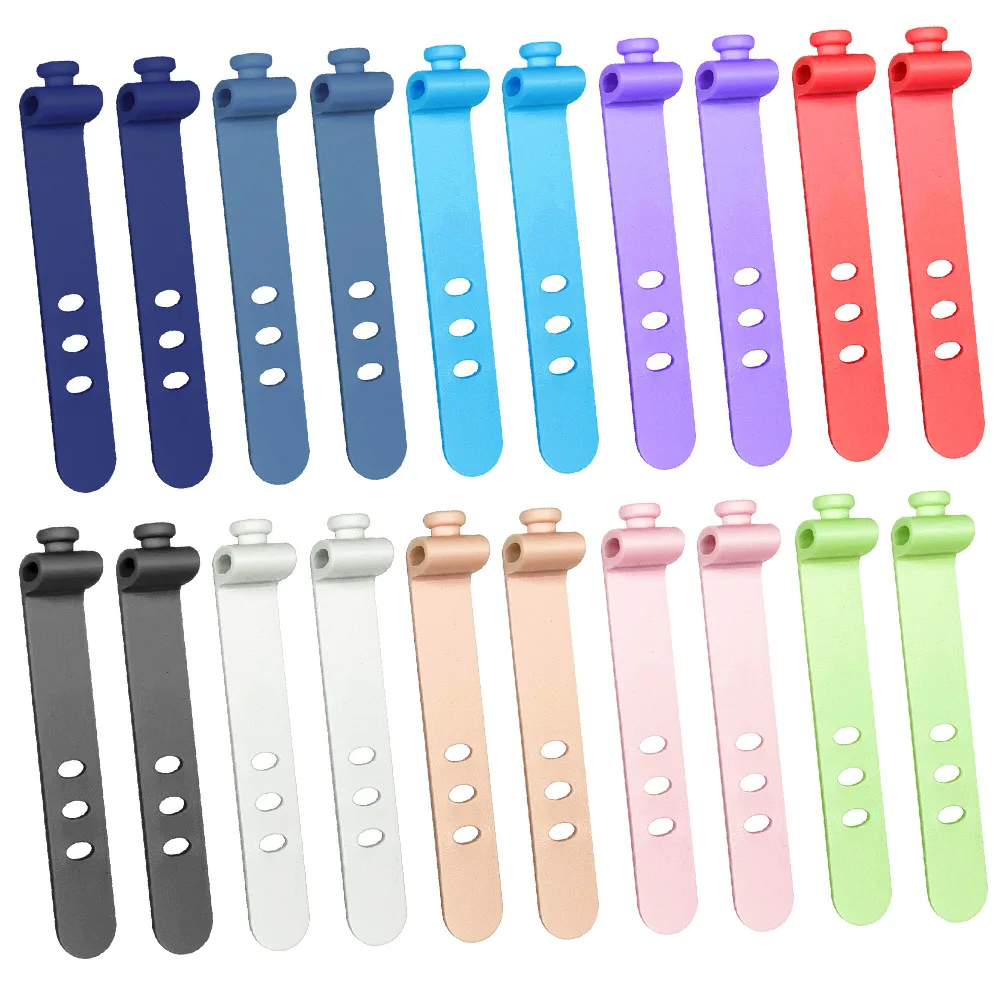 2.87” 3-Hole Silicone Cable Ties for Wire Management Reusable Adjustable Cord Organizer - Tangle-Free Data/Charger Cable Clips
2.87” 3-Hole Silicone Cable Ties for Wire Management Reusable Adjustable Cord Organizer - Tangle-Free Data/Charger Cable Clips