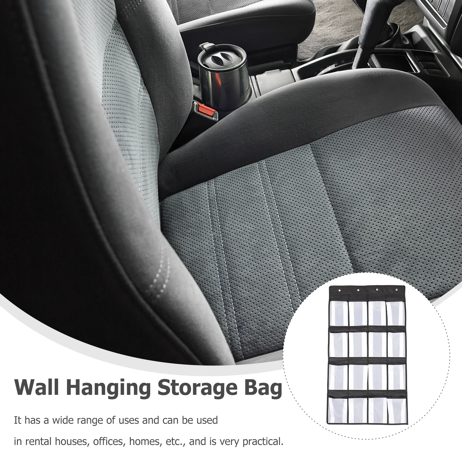 1 Set Wall Hanging Storage Bag Multi-Pockets Door Organizer Cloth Hanging Pouch Home Office Apartment Non-Woven Fabric
1 Set Wall Hanging Storage Bag Multi-Pockets Door Organizer Cloth Hanging Pouch Home Office Apartment Non-Woven Fabric