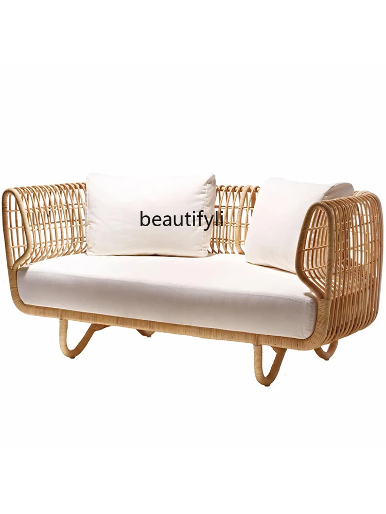 Nordic Outdoor Couch Outdoor Bird's Nest Sofa Real Rattan Art Small Chair Natural Rattan Balcony Indoor Villa Furniture
Nordic Outdoor Couch Outdoor Bird's Nest Sofa Real Rattan Art Small Chair Natural Rattan Balcony Indoor Villa Furniture