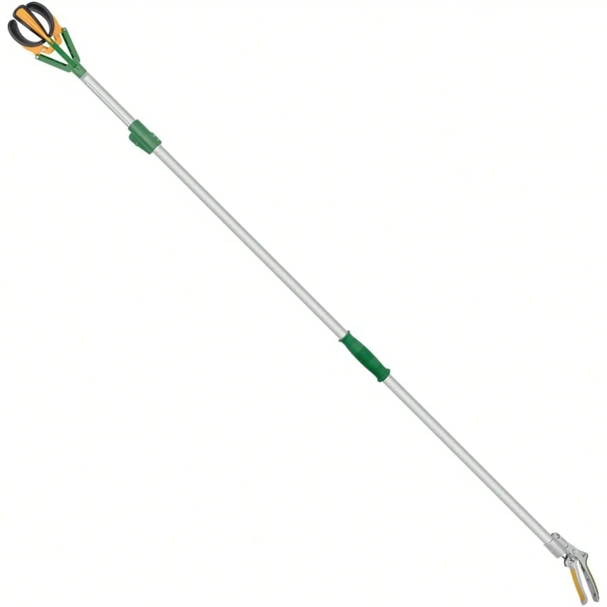 Long Reach Telescopic Fruit Harvester And Picker, 10-Feet Extension, Gray
Long Reach Telescopic Fruit Harvester And Picker, 10-Feet Extension, Gray