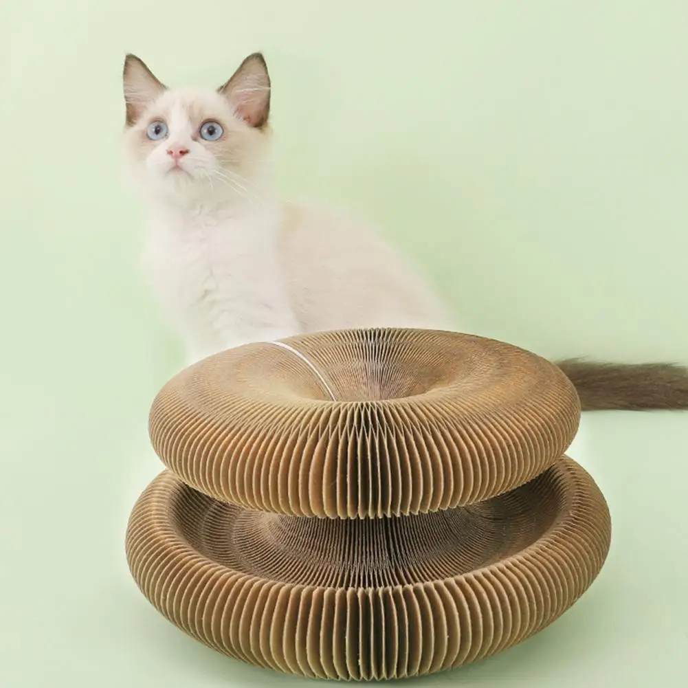 Cat Scratcher Fun Recyclable Transformable Shape Accordion Design Cat Kitten Scratcher Climbing Toy Pet Supplies
Cat Scratcher Fun Recyclable Transformable Shape Accordion Design Cat Kitten Scratcher Climbing Toy Pet Supplies