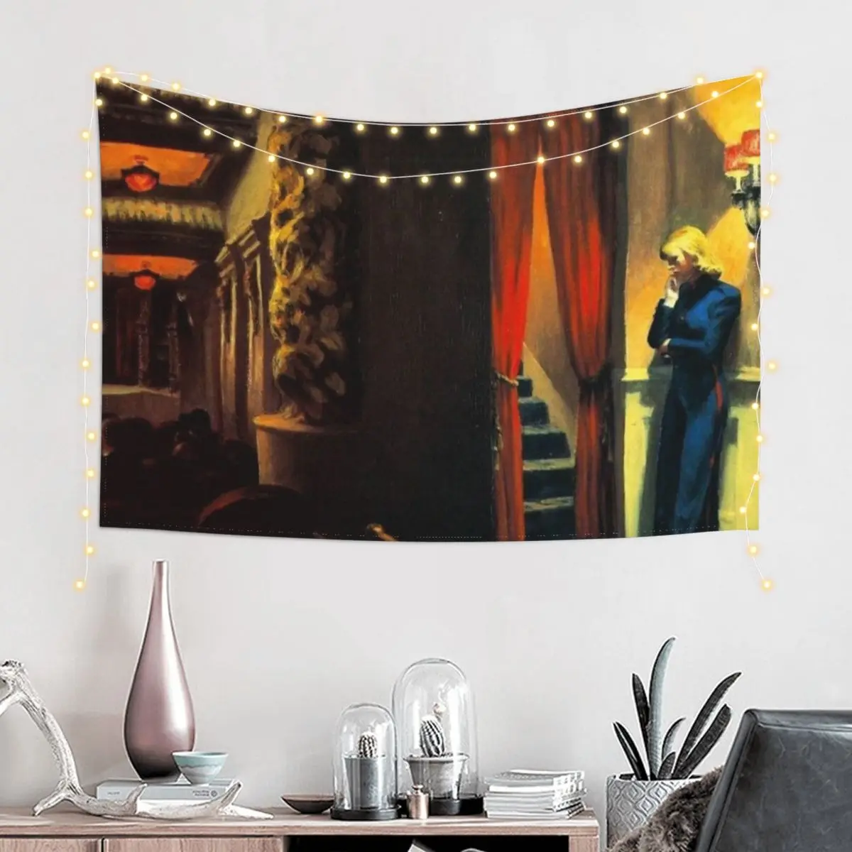 Edward Hopper - New York Movie Tapestry Bed Room Decoration Wall Mural Decoration Bedroom Room Decor For Girls Tapestry
Edward Hopper - New York Movie Tapestry Bed Room Decoration Wall Mural Decoration Bedroom Room Decor For Girls Tapestry