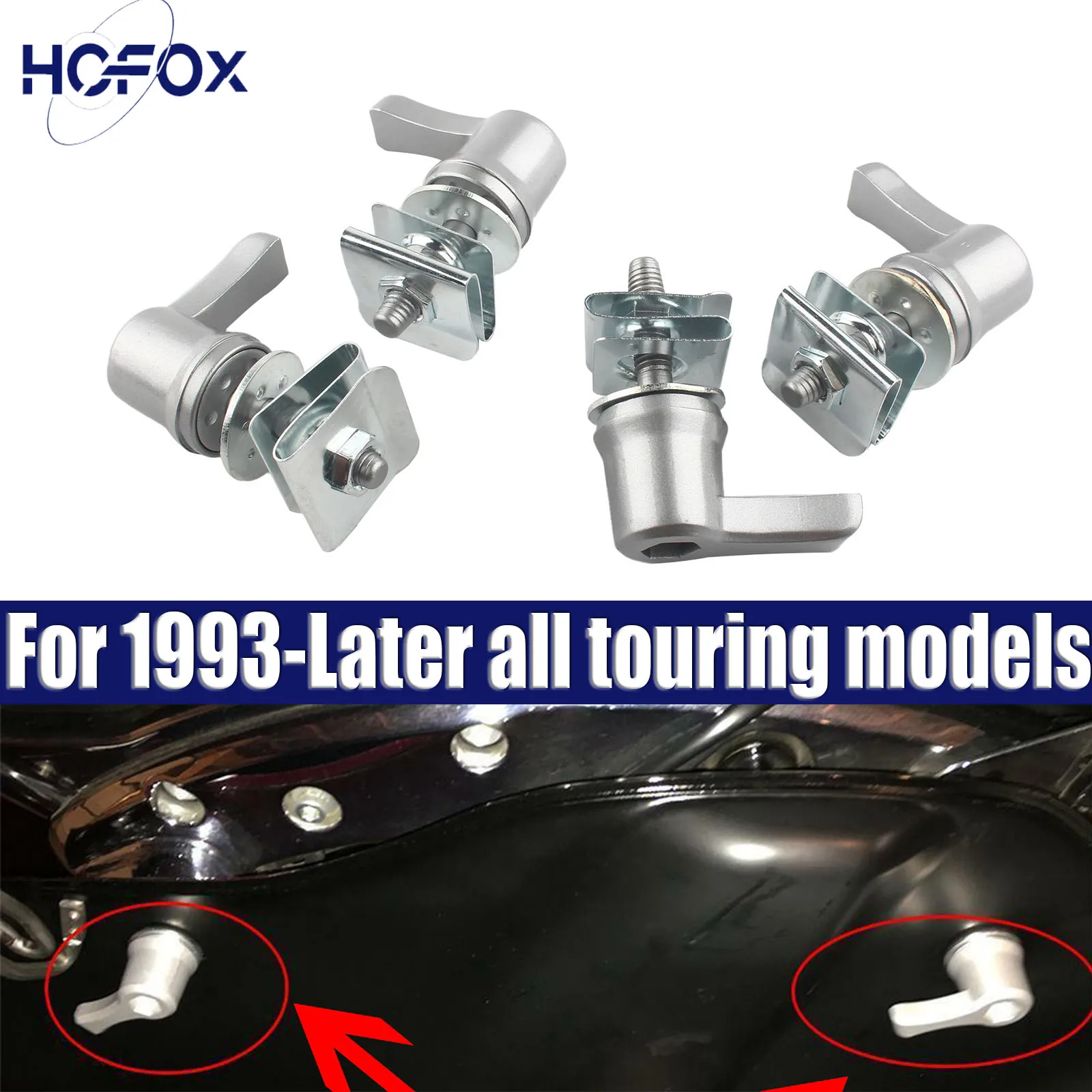 For Harley CVO Street Electra Glide FLHT Metal Saddlebag Lock Mounting Screw Kit
For Harley CVO Street Electra Glide FLHT Metal Saddlebag Lock Mounting Screw Kit