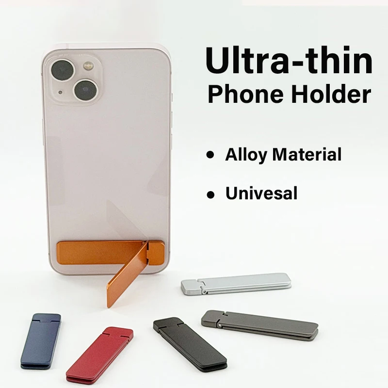 Ultra Thin Mini Alloy Folding Mobile Phone Holder Stand Invisible Portable Phone Kickstand Bracket Desktop Phone Holder
Ultra Thin Mini Alloy Folding Mobile Phone Holder Stand Invisible Portable Phone Kickstand Bracket Desktop Phone Holder