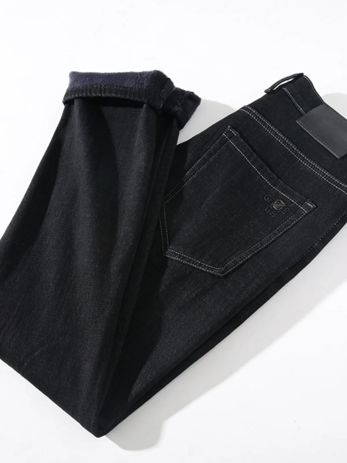 Busin Casual Slim Fit Men's Denim Pants Winter Thiened Straight Leg Jeans Commute Warm Basic Sle mid Waist Elastic
Busin Casual Slim Fit Men's Denim Pants Winter Thiened Straight Leg Jeans Commute Warm Basic Sle mid Waist Elastic