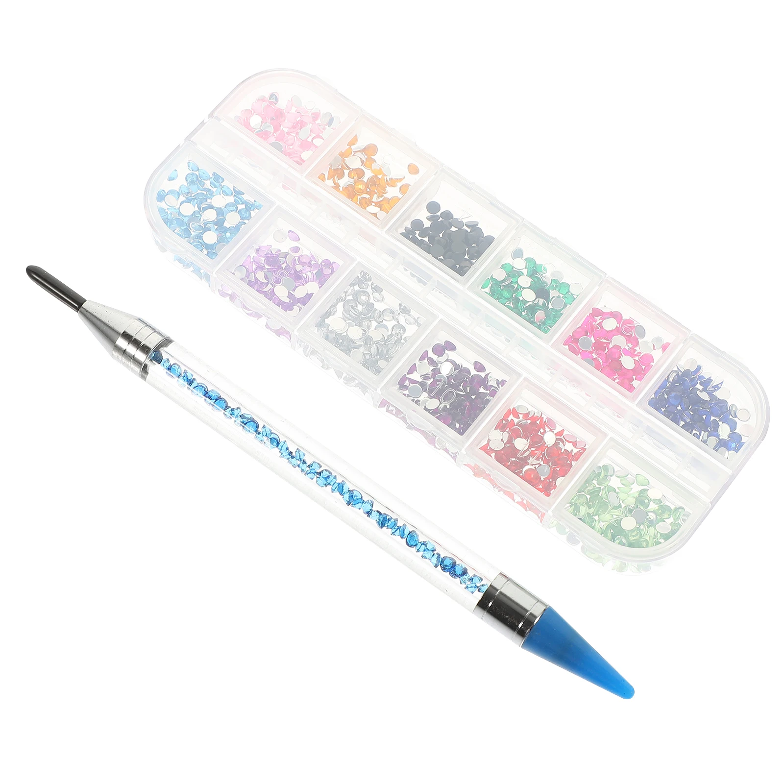 1 Set Beads Painting Pen Tool Rhinestones Picker Diamond Picture Applicator With 1 Box Rhinestone Blue Multifunction Modeling
1 Set Beads Painting Pen Tool Rhinestones Picker Diamond Picture Applicator With 1 Box Rhinestone Blue Multifunction Modeling