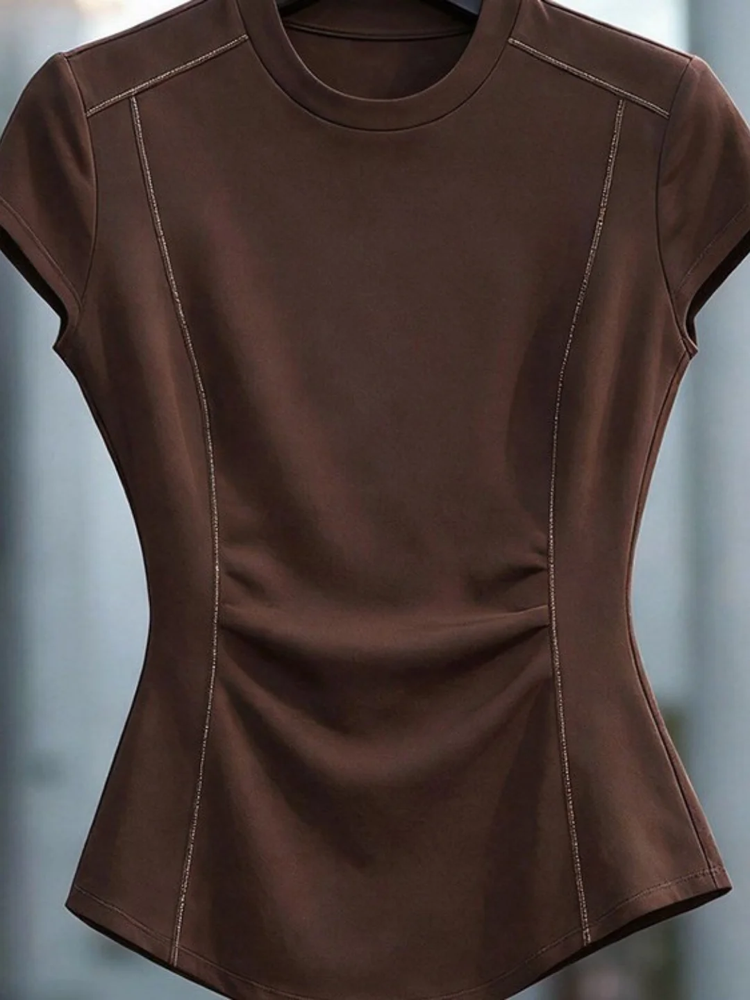 French Style round Neck Short Sleeve T-Shirt Women's Slim Fit Summer Breathable Skin-friendly Casual Top Fashionable Unique
French Style round Neck Short Sleeve T-Shirt Women's Slim Fit Summer Breathable Skin-friendly Casual Top Fashionable Unique