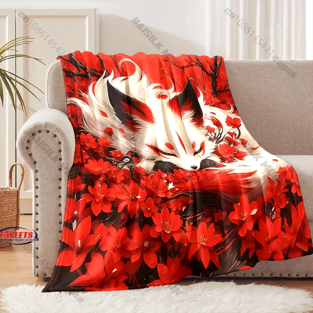 "Fantasy Fox Floral Blanket" Multiple sizes kid's and adults' bedroom living room sofa decor blanket, Exquisite gift
"Fantasy Fox Floral Blanket" Multiple sizes kid's and adults' bedroom living room sofa decor blanket, Exquisite gift