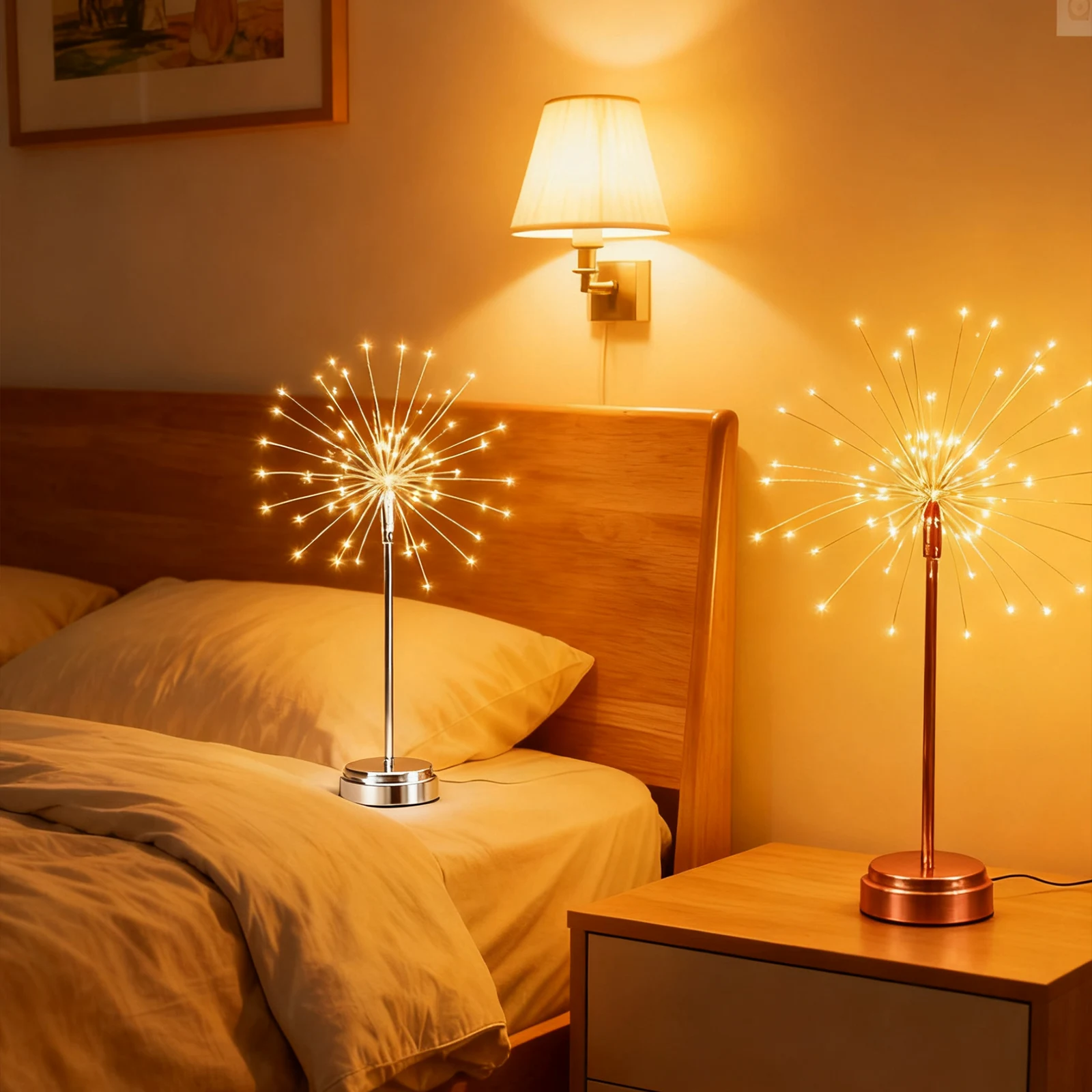 Mini Table Starburst Lights Battery Operated Christmas LED Fireworks Light Mini Table Firework Lights for Christmas Dinner Decor
Mini Table Starburst Lights Battery Operated Christmas LED Fireworks Light Mini Table Firework Lights for Christmas Dinner Decor