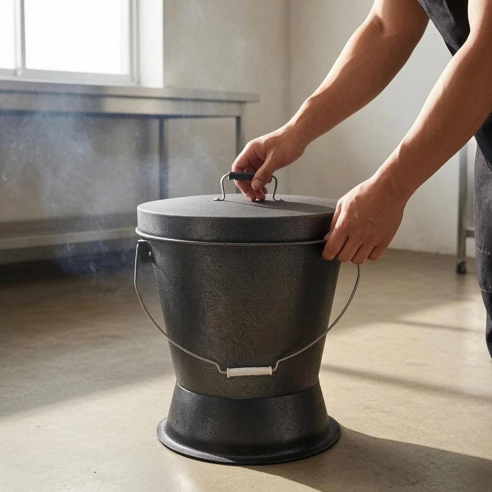 Charcoal Extinguishing Container Sealed Lid Airtight Charcoal Container Heavy Duty Large Capacity for Restaurant
Charcoal Extinguishing Container Sealed Lid Airtight Charcoal Container Heavy Duty Large Capacity for Restaurant
