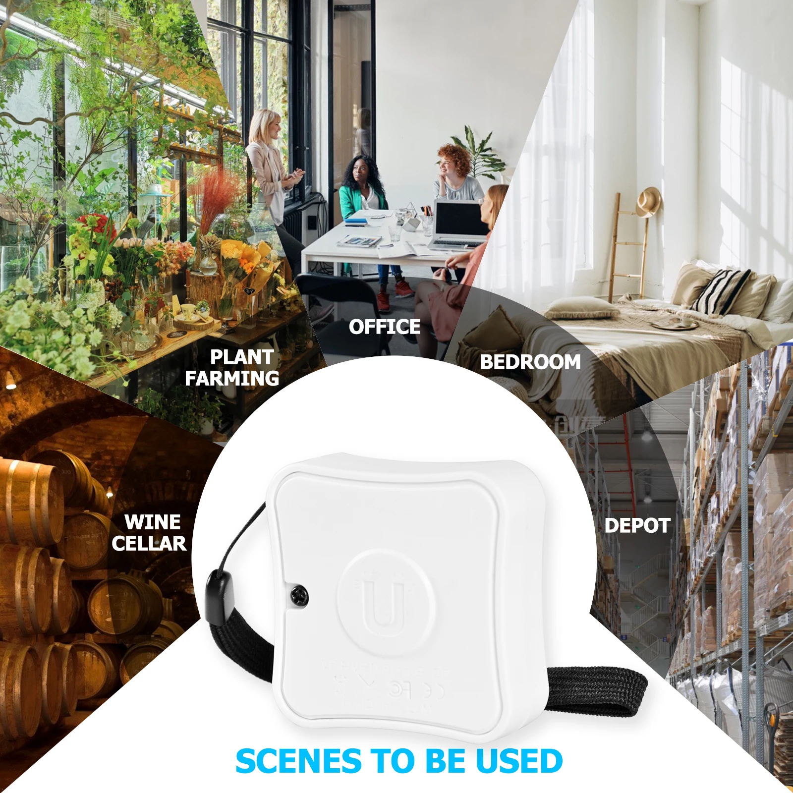 Bluetooth Thermo-Hygrometer APP Temp Humidity Alarm 365 Days Data Record Magnet Mount for Home Wine Fridge Warehouse HP-930A
Bluetooth Thermo-Hygrometer APP Temp Humidity Alarm 365 Days Data Record Magnet Mount for Home Wine Fridge Warehouse HP-930A