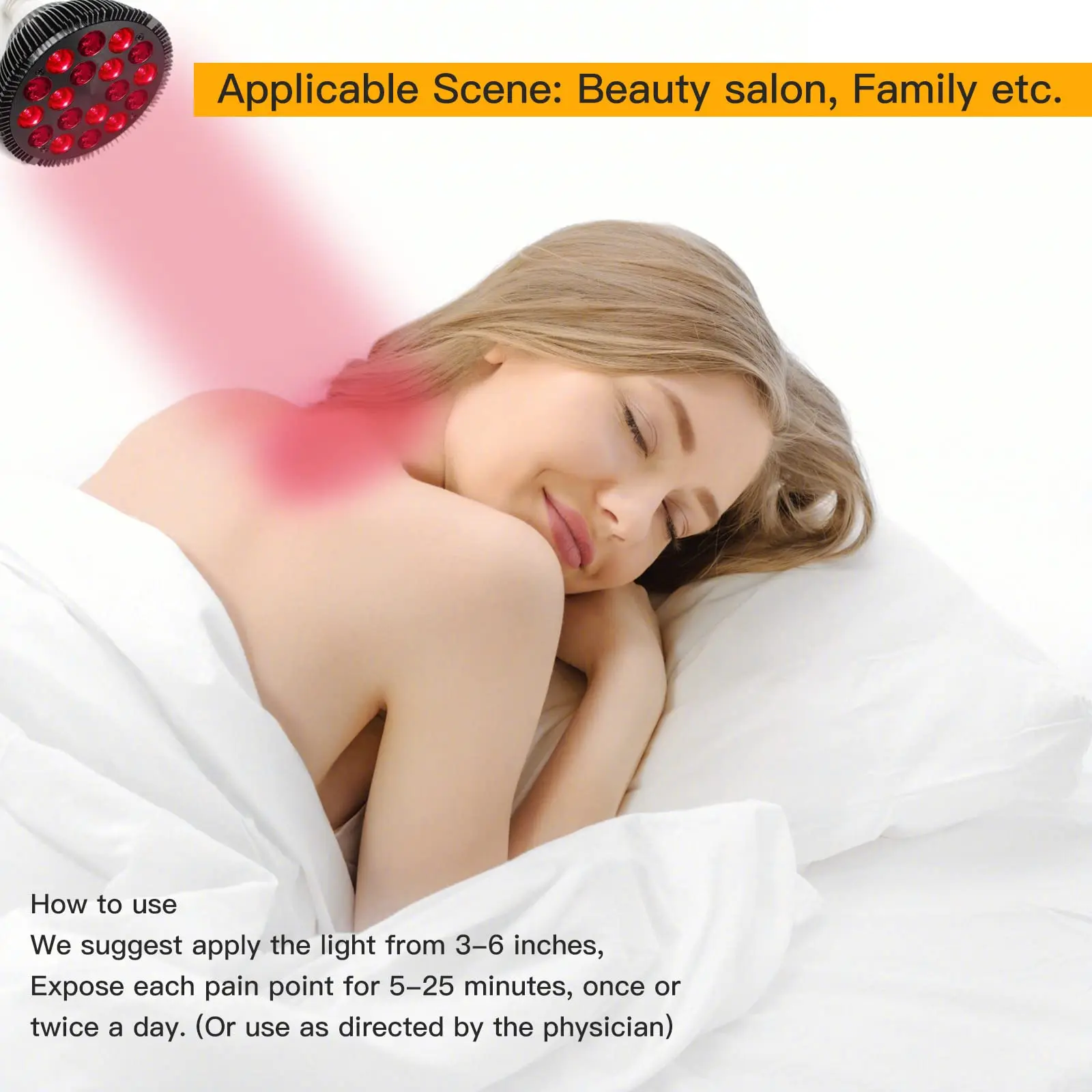 660nm Red 850nm Near Infrared Therapy Light Bulb 54W Aluminum Heat Sink Home Beauty Lamp
660nm Red 850nm Near Infrared Therapy Light Bulb 54W Aluminum Heat Sink Home Beauty Lamp