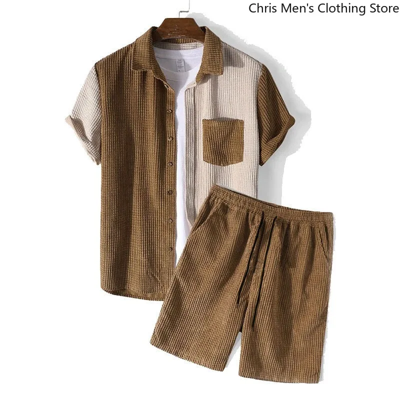 Casual Business Style Summer Thin Suit, Men's Shirt and Shorts 2-Piece Set, Versatile for Daily Commute / Vacation Outings
Casual Business Style Summer Thin Suit, Men's Shirt and Shorts 2-Piece Set, Versatile for Daily Commute / Vacation Outings
