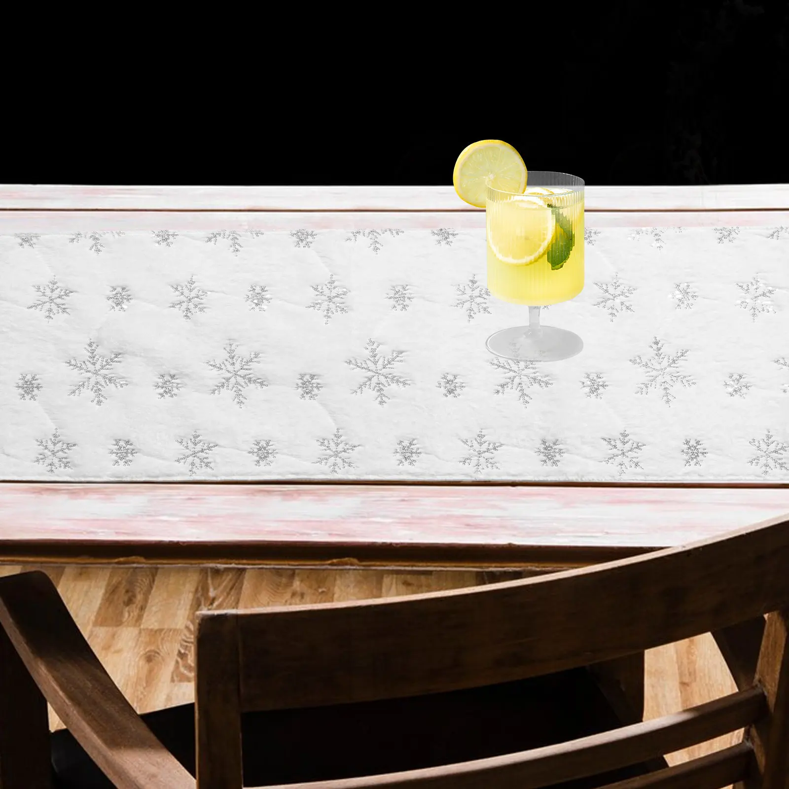 Snowflake Table Runner White Sequin Winter Holiday Decoration Dining Kitchen Home Party Festive Table Decor Fall Decor
Snowflake Table Runner White Sequin Winter Holiday Decoration Dining Kitchen Home Party Festive Table Decor Fall Decor