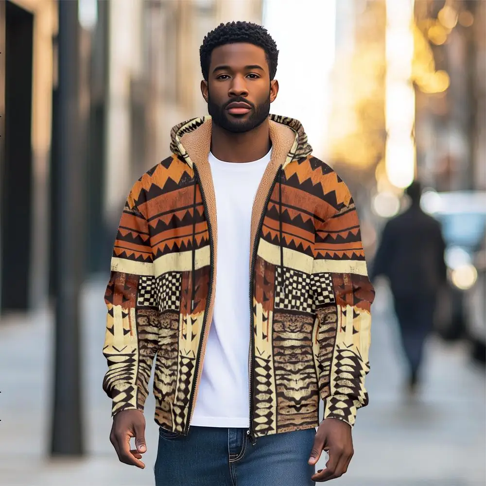 Warm and Cozy Men's Fleece Lined Cardigan Jacket with Zipper Closure for Autumn and Winter
Warm and Cozy Men's Fleece Lined Cardigan Jacket with Zipper Closure for Autumn and Winter