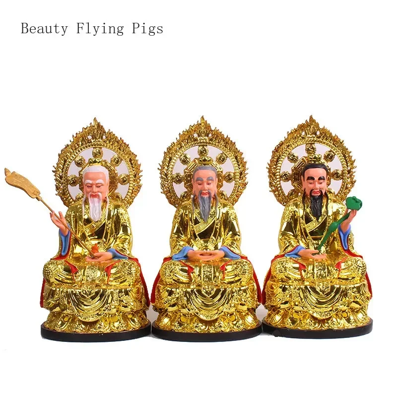 1pc 12 inch resin gilded Sanqing deity household offering statue ornaments home decor figurine feng shui
1pc 12 inch resin gilded Sanqing deity household offering statue ornaments home decor figurine feng shui